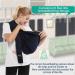CUBY Portable Breathable Baby Wrap Sling | Quick Dry 3D Mesh Fabric | Adjustable Newborn to Toddler Carrier | Kangaroo Grey - Buy Online on SooperMarket.com