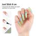 Burano Nail Foil Glue Gel Kit - 15ML x 2 Bottles with 40PCS Stickers | Nail Art Designer Adhesive Transfer Foil Gel for Gel Nails - Buy Online on SooperMarket.com