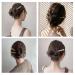 10 Pieces Leopard Print Acetate Hair Sticks - Vintage Styling for Women - Tortoise Shell Hairpins - Long Hair Accessories with Flannelette Bag - Buy Online on SooperMarket.com