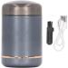 Mini Beard Trimmers Mini Pocket Beard Trimmer 6000RPM 3W LED Indicator ABS Aluminum Alloy for Travel (Grey Black) - Buy Online on SooperMarket.com