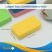Temede Large Cellulose Sponges - Heavy Duty Dish Scrubbers - 5 Pack - Buy Online on SooperMarket.com