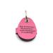Personalized Copter Farm Dog Brand Bag - Engraved Pink Oval Leather Collar | Art & Real Leather | Custom Dog Tags - Buy Online on SooperMarket.com