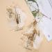 2pcs White Flower Hair Clip with Pearl Wedding Hair Comb - Bridal Hair Accessory for Bride, Bridesmaid, Women, Mother, Girl - Valentine's Day Gift - Buy Online on SooperMarket.com