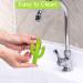 Cactus Teether Baby Toothbrush | Self-Soothing Pain Relief Teething Toy for Babies | Natural Organic BPA-Free | Green - Buy Online on SooperMarket.com