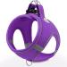 Joyal dog harness reflective soft padded dog dishes Air-Mesh breathable breast dishes for cat puppies small dogs XXS purple XXS breast: 31-34cm purple