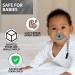 Silicone Pacifier 2 Pack with Clip for Breastfeeding Babies - Daytime and Nighttime Orthodontic Teething Design - Suitable for Newborns to Toddlers - Buy Online on SooperMarket.com