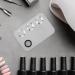 Stainless Steel Makeup Mixing Palette - Metal Foundation Tray for Cosmetics & Nail Art (5.89x3.93 Inch - Buy Online on SooperMarket.com