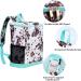 Leopard Print Women's Cooler Backpack | Leak Proof & Lightweight Lunch Bag with Cooler Compartment | Ideal for Hiking, Camping & Wine | 24-Can Capacity | Nainiu - Buy Online on SooperMarket.com