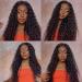Amanda HD Transparent Deep Wave 24 Inch Brazilian Virgin Lace Front Wig - Pre Plucked 180% Density Wet & Wave Closure Wig for Women - Buy Online on SooperMarket.com