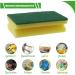 Buy XXL Yellow Scouring Pads - 130x70x45mm Kitchen Sponge Set (4 Pack) for International Shipping - Buy Online on SooperMarket.com