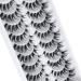 3D False Eyelashes - Handmade Natural Look Fluffy Strip Lashes | Multipack of 10 Pairs (Hyal01W) - International Shipping Available - Buy Online on SooperMarket.com