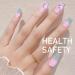 Acrylic Press On Nails False Nails Square Fake Nails with Glue Reusable Cute Press On Nails Gradient Flower Fake Nails with Designs Full Cover Medium Coffin - Buy Online on SooperMarket.com