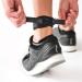 CROSSTRAP Achilles Strap | Achilles Support to Prevent Achilles Tendonitis | Running, Cycling, Hiking, Sports Black Small