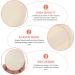 FOMIYES Exfoliating Loofah Sponge & Facial Cleansing Pad - Spa Quality Makeup Remover | Soft Cotton Puff for Face & Body - Buy Online on SooperMarket.com