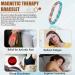 EnerCoppeX Copper Magnetic Bracelet for Women - Turquoise Jewelry with 3500 Gauss Magnet (COB-0165) - Buy Online on SooperMarket.com