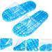 MAGICLULU 2 Pairs Slippers Quick Drying Shower Slippers Green Home Indoor Slippers Non Dorm Shoes Gym Foot Spa Soak Tub Shower Footware Massaging Travel Pvc Household Plastic Barrel 25x9.5cm 8x2pcs Bluex2pcs - Buy Online on SooperMarket.com
