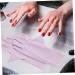 ABOOFAN 2 Pairs Gel Nail Gloves Half Finger Gloves Uv Protection Gloves Nail Art Gloves Pink Gloves Protective Gloves for Manicure Nail Art Accessory Thin Section Sun Protection Gloves - Buy Online on SooperMarket.com