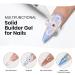 MIZHSE Solid Nail Builder Gel and 3D Nail Gel Kit All in 1 Kits with Chrome Powder and Silicone Nail Art Sculpture Pen Clear Gel Nail Extension 3D Sculpting Gel for Nails Strengthen Gel for Nails Art - Buy Online on SooperMarket.com