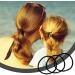 100pcs Black Elastic Hair Bands Small Elastic Hair Bobbles For Women 2mm Thin Hair Tie for Kids Soft Hair Bands withou Metal Elastic Ponytail Holder Gentle Elastics Hair Ties - Buy Online on SooperMarket.com