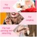 10-Piece Hair Parting Ring Set with Steel Rat Tail Comb - Pink/Silver Magnetic Wrist Pin Hair Parting Tool - Buy Online on SooperMarket.com