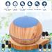 Moisturnt Aroma Diffuser - 500ml Ultrasonic Humidifier with Aroma Oil Set | 7-Color LED Aromatherapy for Home Office & Bedroom - Buy Online on SooperMarket.com