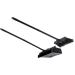 Duo-Pan Plastic Lobby Pan and Duo-Sweep Broom Combo | 36 Overall Length x 11-51/64 Width | Black - Buy Online on SooperMarket.com