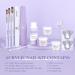 Saviland Acrylic Nail Kit for Beginners - 15g Clear/White/Pink Powder and Liquid Set with Nail Brush, Forms, and Dappen Dish - Easy to Use Starter Kit for Home DIY - Buy Online on SooperMarket.com