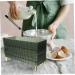 Serving Tray Box Plastic Container Plastic Pallet Fridge Egg Container Multi-Layers Eggs re-usable Green 26.5X16X10CM - Buy Online on SooperMarket.com