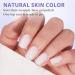 XS Short Square Gel Nail Tips - Pre Colored Milky White Soft Gel Nail Tips | Natural Press-On Nails | XCOATTIPS Pre Applied Primer - Buy Online on SooperMarket.com