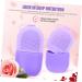 Beauty Face Ice Tray & Icing Roller - Silicone Face Massage Tool for Radiant Skin - 13x6.5x5.5CM - Violet - Buy Online on SooperMarket.com
