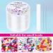 Cridoz 0.5mm Clear Elastic Stretchy String for Bracelets with Beading Needles - Ideal for Bead Bracelets and Jewelry Making - Buy Online on SooperMarket.com