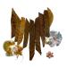 BettaLeaf Comfort Zone for Fish Indian Almond Leaves Slice in Pieces Leaf Ready to use 45 Grams Pack (80 100 Pieces) | Best Gold Brown Quality | Fish Tank for Betta Fish Shrimp Crayfish for Healthy