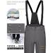 Mapamyumco Men's Waterproof Snow Ski Bib Pants - Windproof Heat-Insulating Mountaineering Gear (Gray) - Perfect for International Shipping - Buy Online on SooperMarket.com
