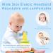 KINGKIDS Baby Ear Protection Headphones - Noise Cancelling Earmuffs for Infants & Toddlers - White & Black - Buy Online on SooperMarket.com