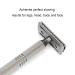 Buy Professional Men's Alloy Retro Razor | Classic Portable Ergonomic Safety Razor - Washable & Blade-Free - Buy Online on SooperMarket.com