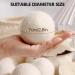 Efficient Laundry Drying Ball Quick Drying Laundry Ball Fabric Softener Wool Ball Wool Dryer Ball Set of 6pcs Efficient Fabric - Buy Online on SooperMarket.com