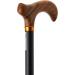 PCP Mobility Adjustable Travel Folding Cane Wood Derby Handle Matte Black 3/4-Inch Tip Size - Buy Online on SooperMarket.com