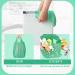 Fyy Garbage Bags - 120 Waste Bags (6 Rolls) for Kitchen Bathroom Office | Black & Green 3L to 10L | Durable & Leak-Resistant - Buy Online on SooperMarket.com