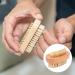 Double-Sided Wooden Nail Brush - Natural Bristle Hand & Fingernail Cleaner | Eco-Friendly Manicure & Pedicure Accessories for Men & Women - Buy Online on SooperMarket.com