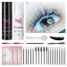 Eyelash Black Color Kit, PERMANIA Training Kit Black for Eyebrow & Lash Hair Color Developer 15ml(Black)