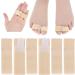 6pc Elastic Toe Wraps for Crooked Toes - Toe Corrector & Protector Bandages - Buy Online on SooperMarket.com