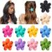 Palksky Small Flower Hair Claw Clips for Women Girls Kids  10 PCS Tiny Thin/Medium Thick Hair  1.35 Inch Mini Jaw Clips/Hair Clamps Nonslip Clip/Hair Accessories Small-A