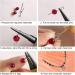 DADIFEN 304 Stainless Steel Eye Pins 40mm 200pcs/Box - DIY Jewelry Making Supplies for Earrings, Necklaces, and Bracelets - Buy Online on SooperMarket.com