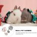Taicols Adjustable Leash Set for Rabbits & Cats | 120cm Breathable Harness & Soft Pet Dishes | Ideal for Outdoor Walking & Travel - Buy Online on SooperMarket.com