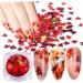 Thanksgiving Decor4 Colors Maple Leaf Nail Art Sequins Maple Leaf Nail Glitters Stickers Autumn Nail Sequins for Nail Art - Buy Online on SooperMarket.com