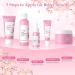 Cherry Blossom Skin Care Set for Teen Girls | 5-Piece Kit with Cleanser Toner Serum Eye & Facial Cream - Perfect Gift for Women - Buy Online on SooperMarket.com