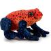 Zappi Co Plush Children's Stuffed Dart Frog (Red/Black) Toy - Safari Animals Collection - 21cm - Perfect for Kids - Buy Online on SooperMarket.com
