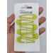 6 PCS Yellow Metal Snap Hair Clips 5CM Long - Hair Grips for Styling - Buy Online on SooperMarket.com