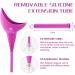 Female Urination Device - Silicone Funnel Urine Cups for Women | Portable & Reusable Pee Funnel for Outdoor Activities & Camping (Fuchsia Purple) - Buy Online on SooperMarket.com