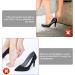 Adjustable Soft Sponge Shoe Fillers | Big Toe Plug Inserts for High Heels | Unisex Foot Pain Relief | Black, 2 Pairs - Buy Online on SooperMarket.com